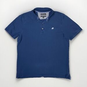 Banana Republic Men's Classic Fit Monogram Pique Polo Shirt Short Sleeve Size LG